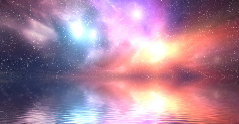 About Conscious Living - northern lights reflected in water